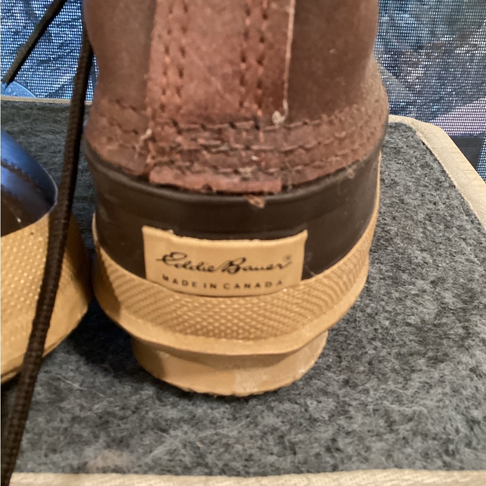 VTG woman’s Eddie Bauer and Sorrell Collab duck boots 7 RARE - Picture 2 of 8